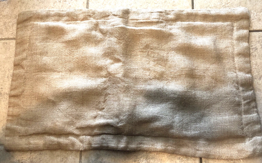 Chooty & co Pillow King Pillow Sham Burlap Natural Lined