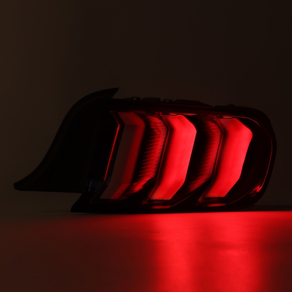 For Ford Mustang 2015-2023 Clear LED Sequential Tube Tail Lights Brake Lamp