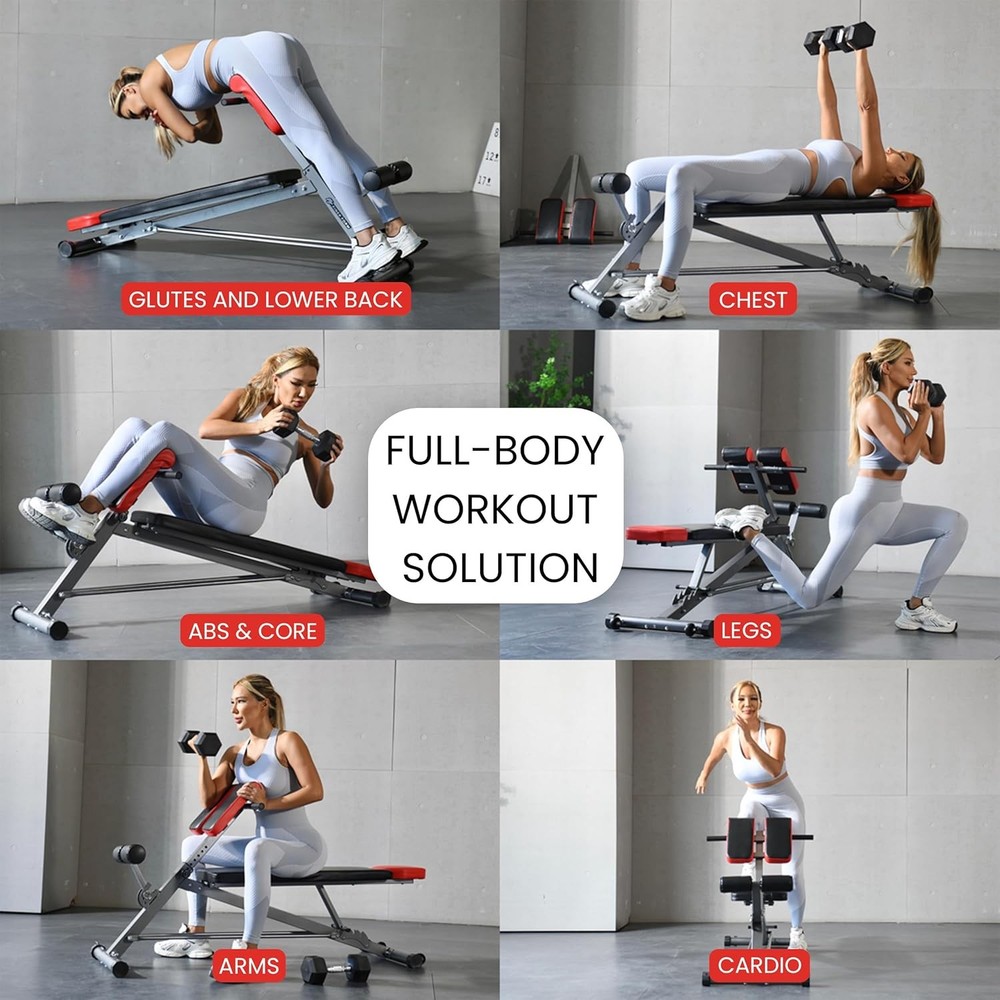 Multi-Functional Weight Bench for Full All-in-One Body Workout
