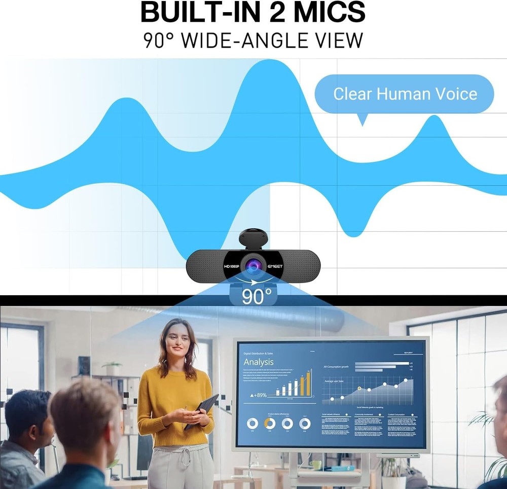 Adjustable Height Mini Tripod for C960 Webcam