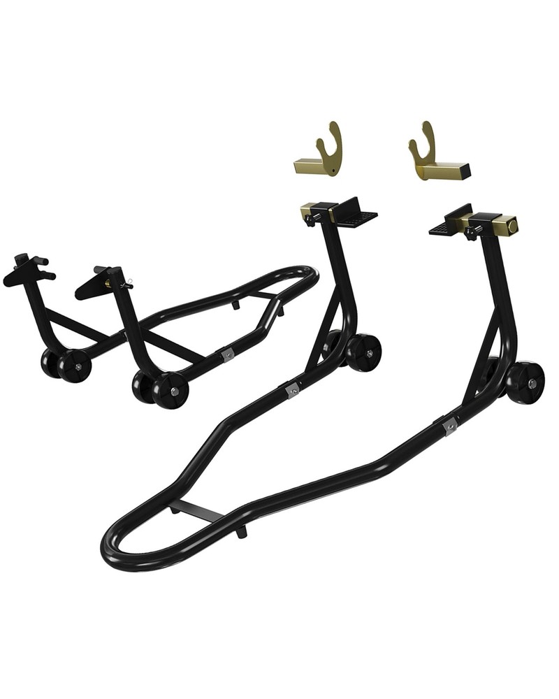 ⭐2pcs Motorcycle Front & Rear Stand Lift 900 lbs Spoolift Paddock Swingarm Arm