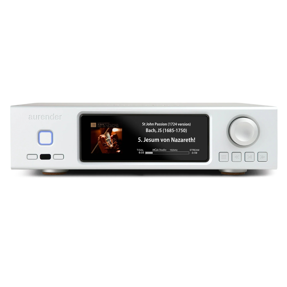 Aurender A1000 Network Player 4GB DRAM Dual Mono Audio (Silver