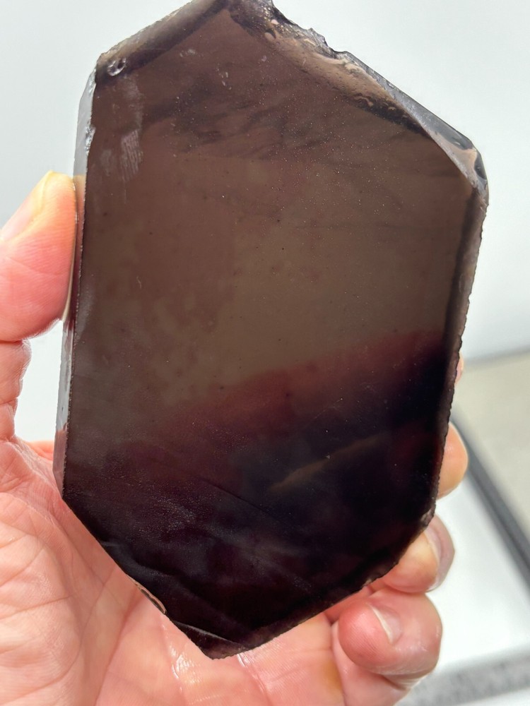 Black Obsidian Slab Lapidary Cabbing Knapping Combo ship avail