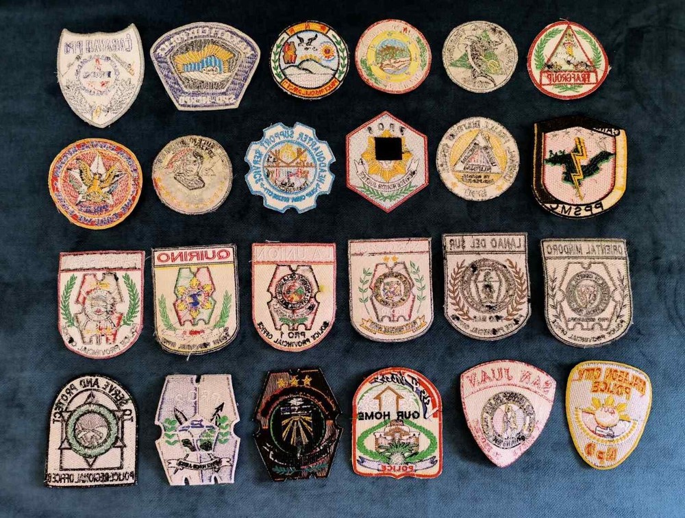 PHILIPPINES POLICE PATCH collection 24 patches