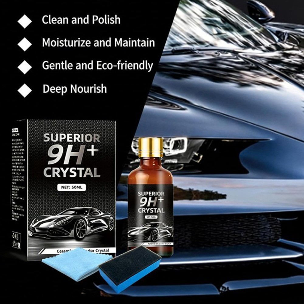 50ML Ceramic Car Coating Kit - PTZ Crystal Serum, Advanced Ceramic Coating