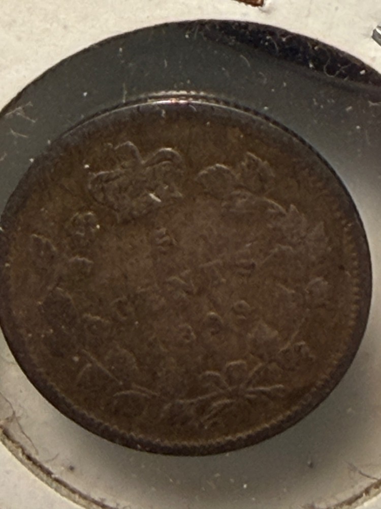 1899 Canadian 5 cent coin