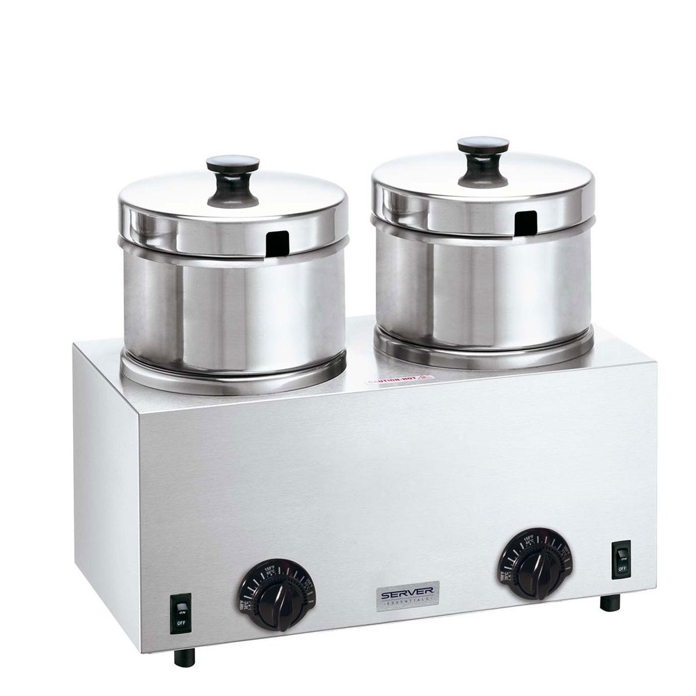 Server 81200 Twin 5 Quart Soup Warmer