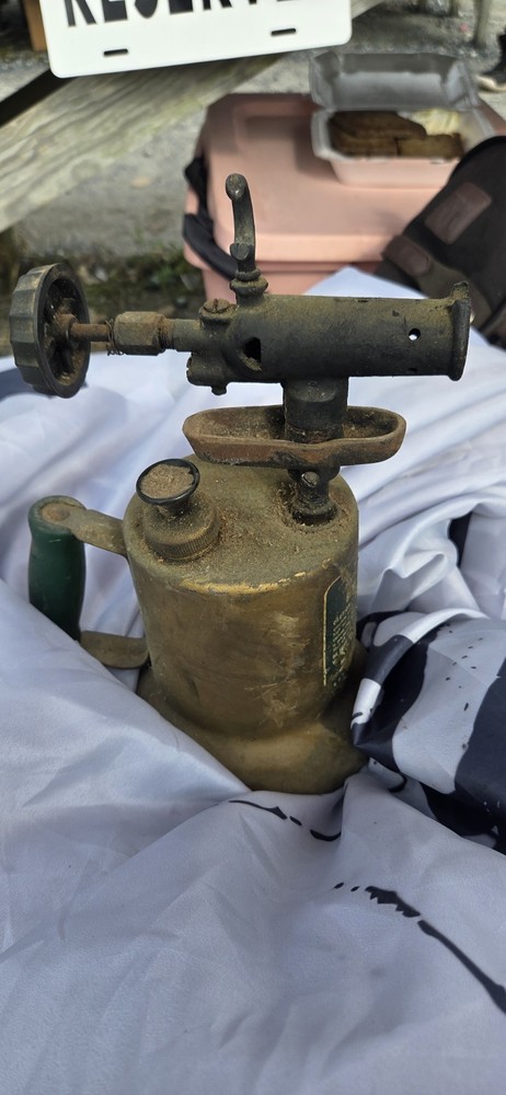 Vintage Montgomery Ward Eclipse Quality Brass Blow Torch