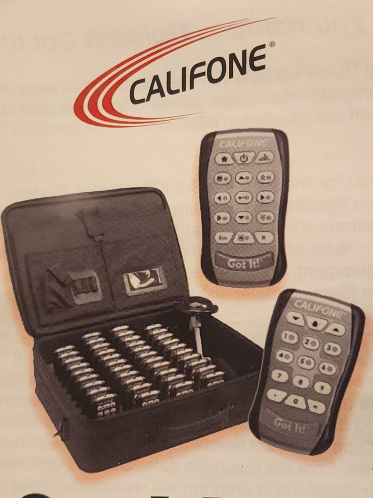 Califone Got It! Interactive Wireless Student Response System Clicker & Software