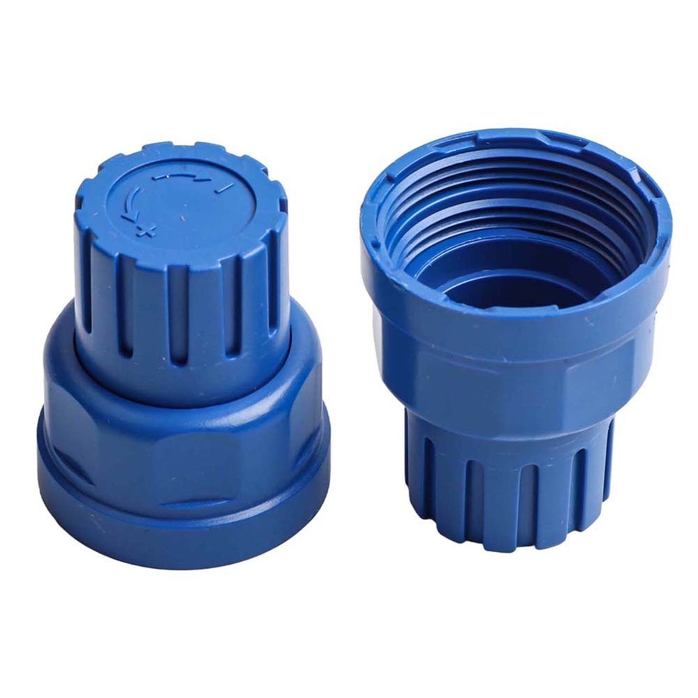 4pcs Blue Handle Floor Heating Manifold Switch Accessories For Easy Control New