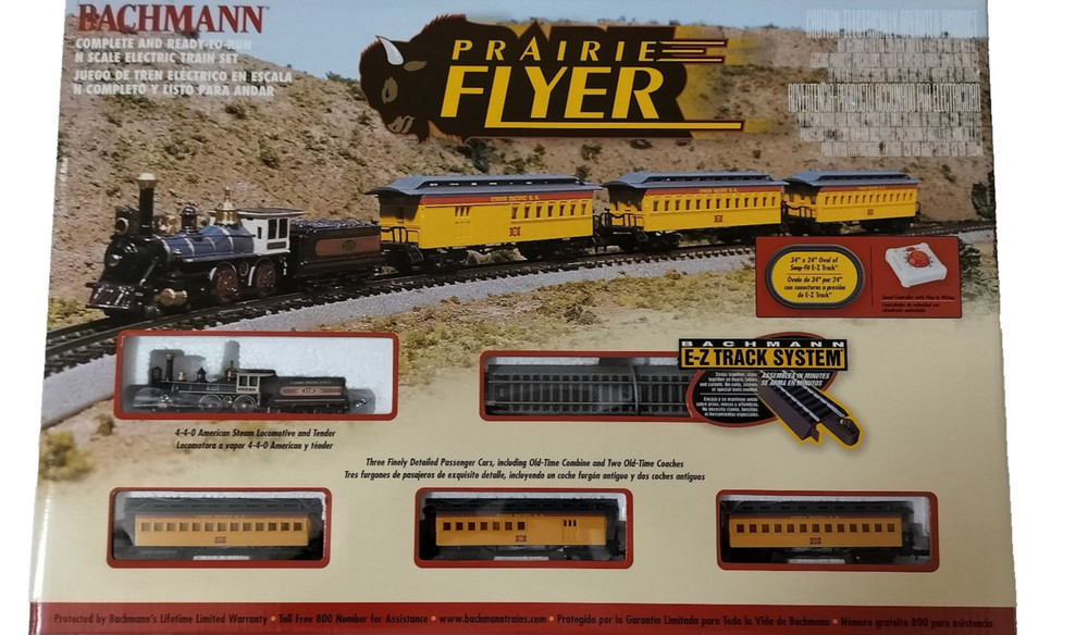 Bachmann N Scale Prairie Flyer Train Set Item 24004