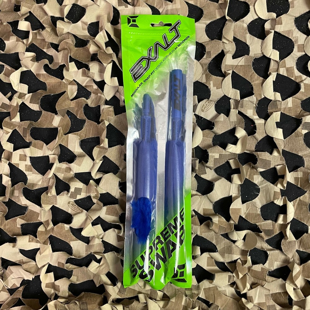 NEW Exalt Paintball Supreme Swab - Solid Blue