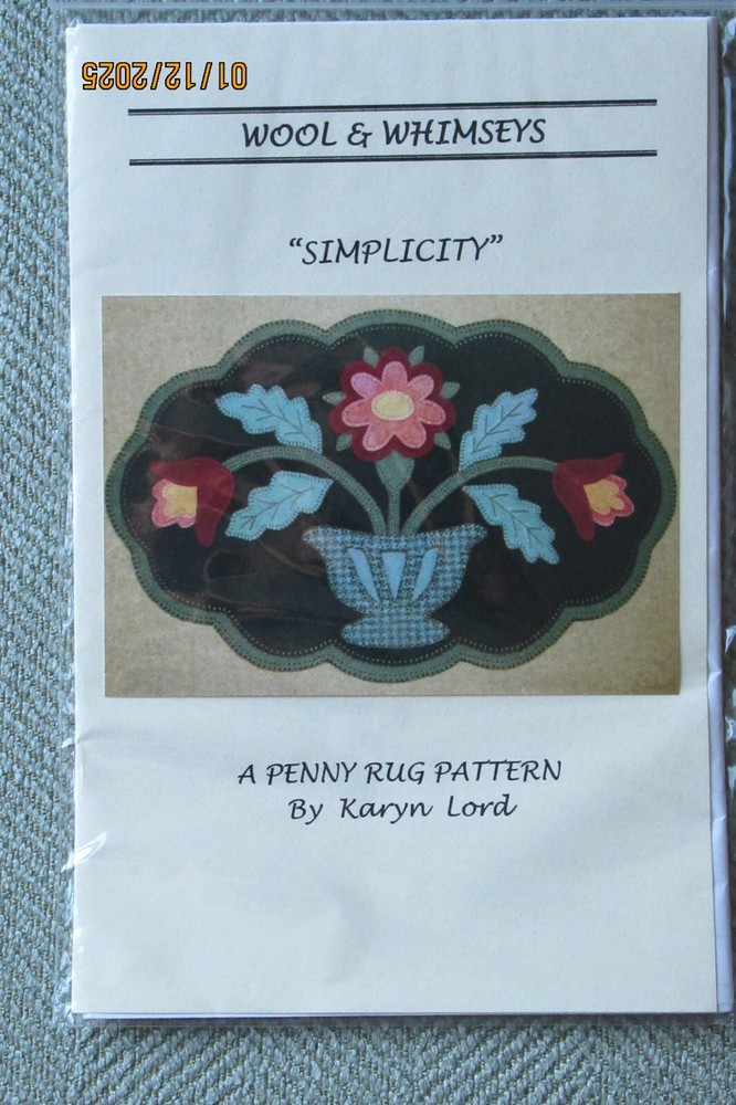 Wool Felt Patterns**Lot of 9**New in Package