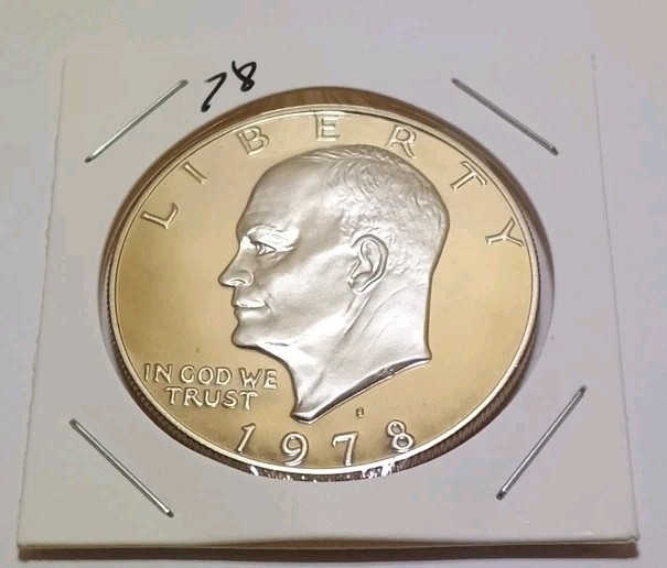 1978 S Eisenhower Gem Proof Clad Dollar