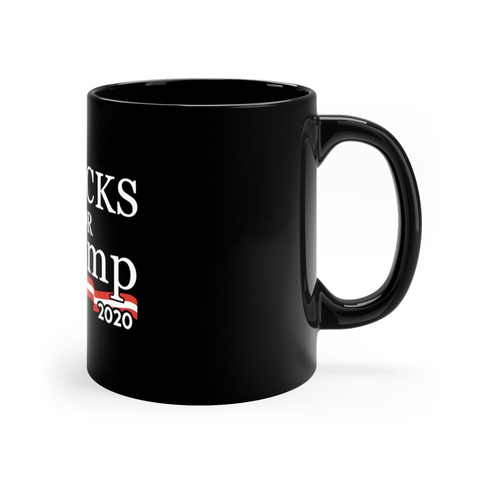 Black Conservatives For Trump 2020 11oz Black Mug