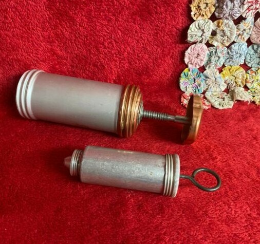 2 Vintage Cake/Cookie Decorators Aluminum