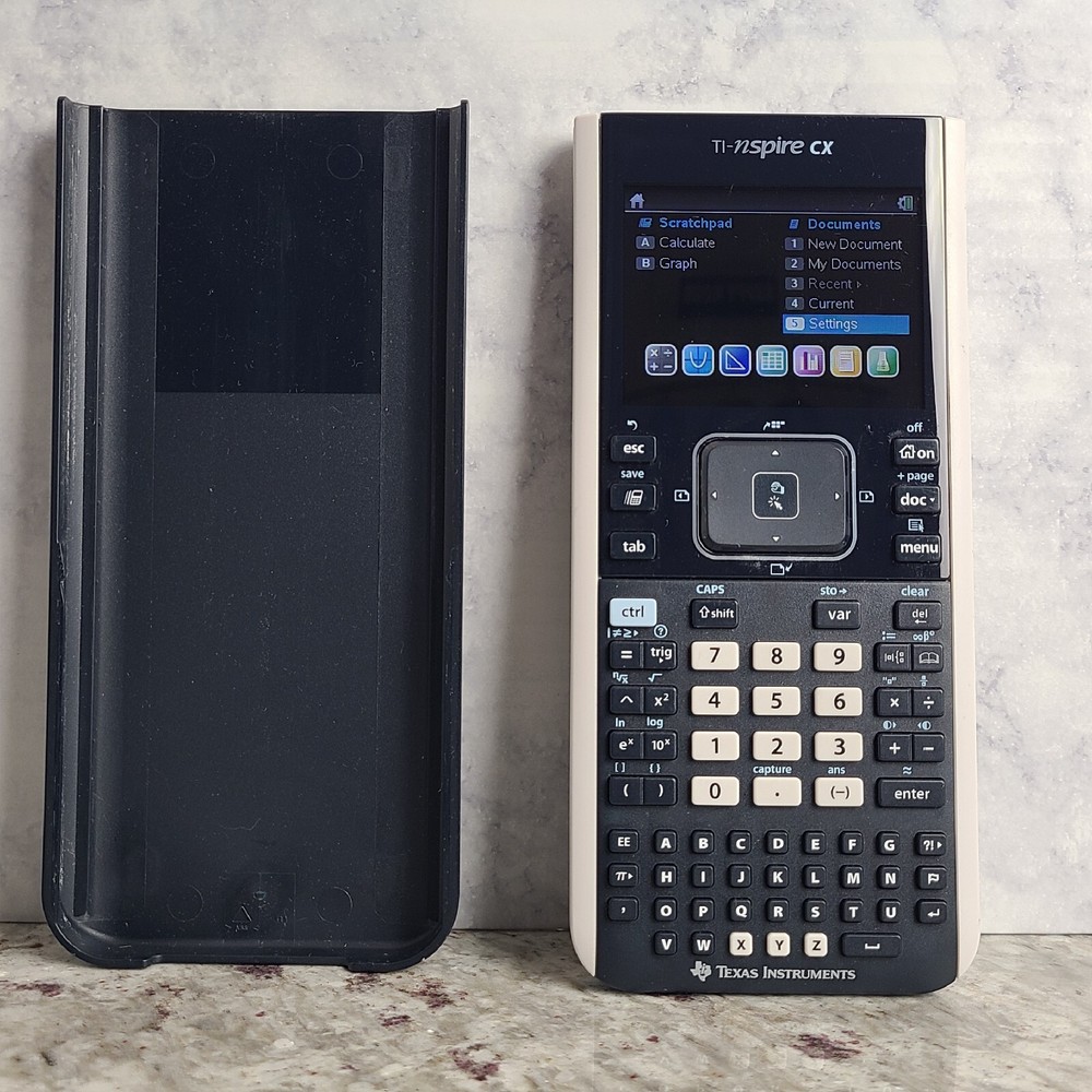 Texas Instruments TI-Nspire CX CAS Graphing Calculator With charging cable