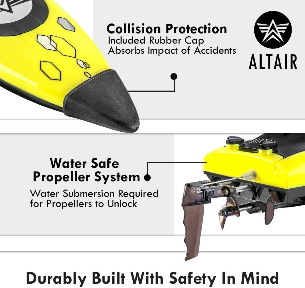 Altair AA101 Wave RC Remote Control Boat for Pools & Lakes