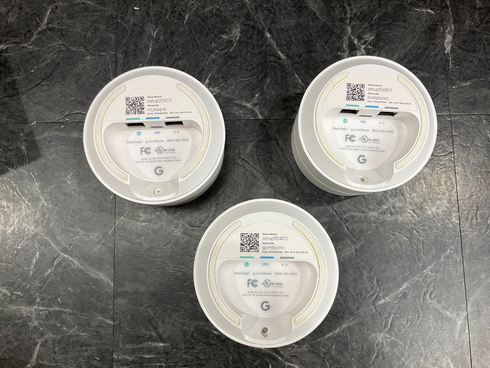 Google WiFi Access Point 3 pack GA00158-US 💚❤️💚❤️ NEW! OPEN BOX! 💚❤️💚❤️