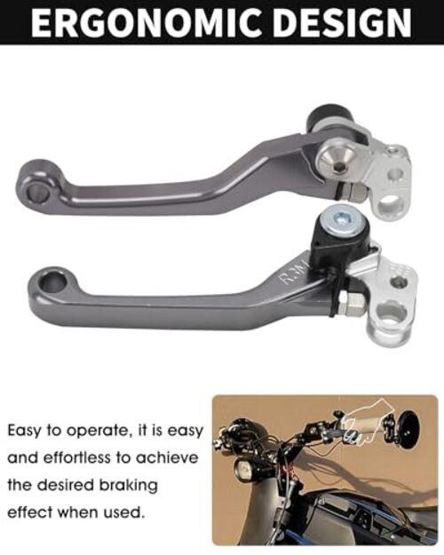 Brake Levers for Surron Light Bee,CNC Adjustable Foldable Handle Titanium