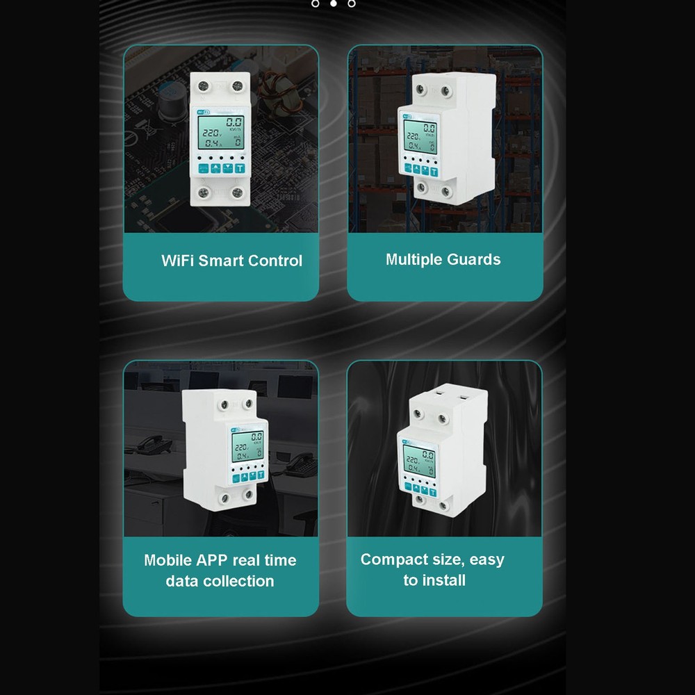 Smart Energy Meter LCD Display Remote Control Timer For Home Use Trending