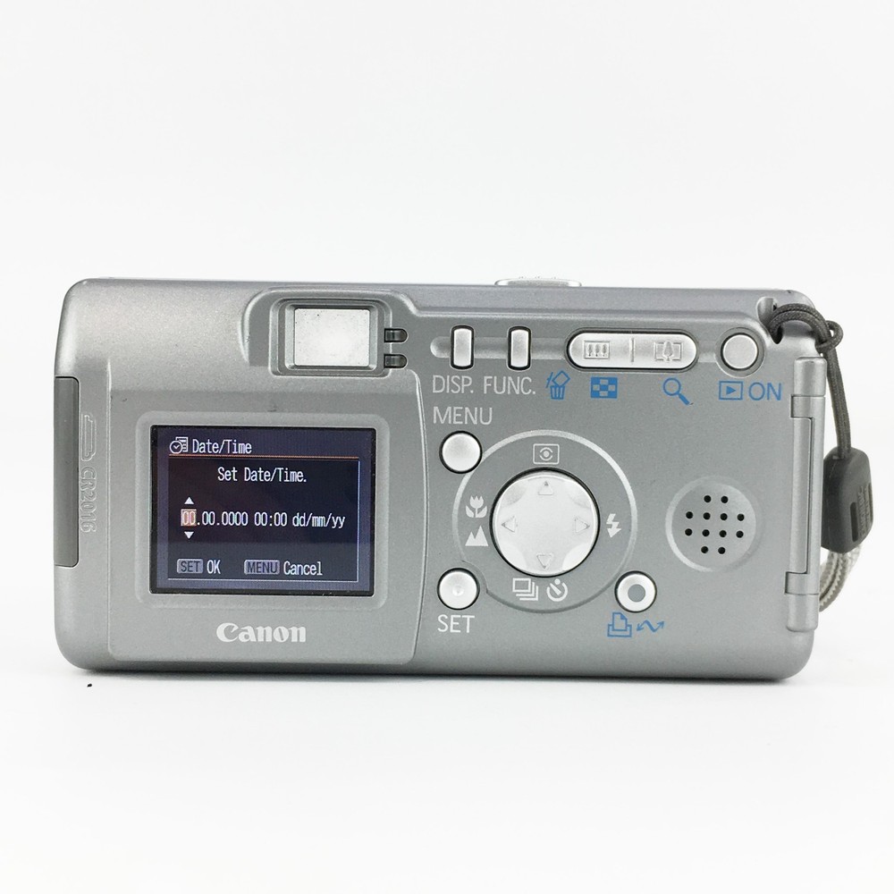 Canon PowerShot A310 3.2MP Compact Digital Camera Silver Tested Working