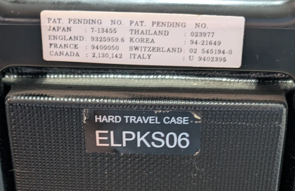Epson PowerLite ELP-500 CASE - HARD CASE ONLY