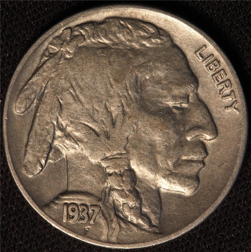 1937 P BUFFALO NICKEL, SHARP, LUSTROUS AU!