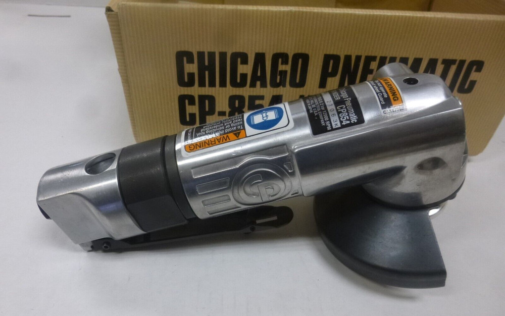 New, Open Box. Chicago Pneumatic CP854 4" Air Angle Grinder