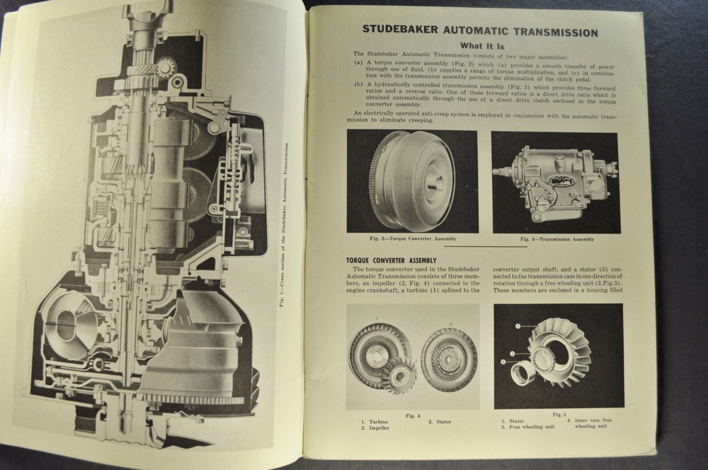1950 Studebaker Automatic Transmission Shop Manual Commander Champion Original
