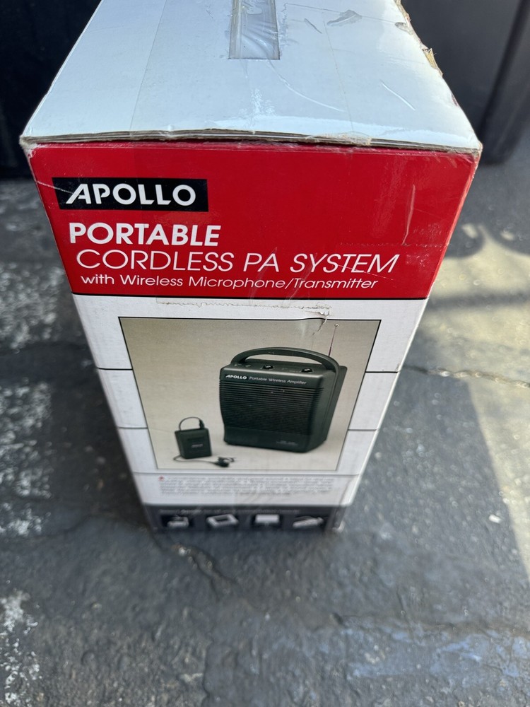 Apollo Portable Cordless Wireless PA 5000 System Wireless