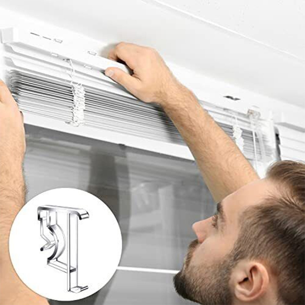 6pcs Curtain Clips 2 Inch Clear Plastic Replacement-Retainer Holder Clips