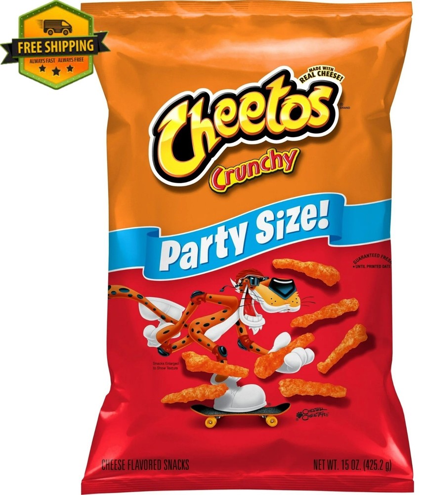 Cheetos Crunchy Cheese-Flavored Snacks – 15 oz Bag