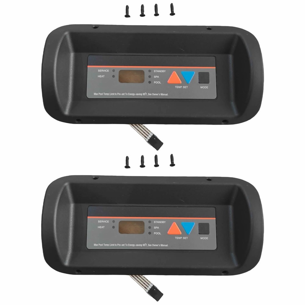 FDXLBKP1930 Bezel and Keypad Assembly Replacement Kit For Hayward - 2 Packs