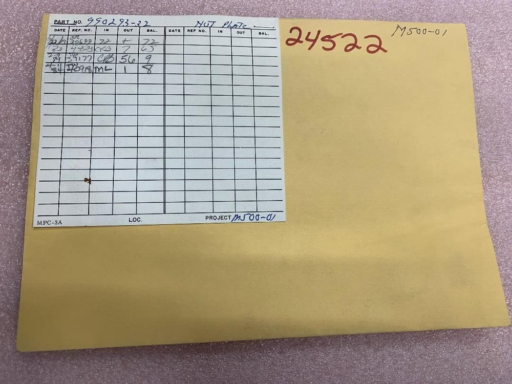 PN# 990293-32 - NUT PLATE SELF LOCKING