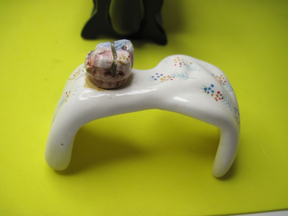 Old Ceramic GiftCo Creamer - Sewing Machine