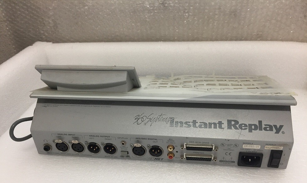 360 Systems Instant Replay Hard Disk Audio Recorder