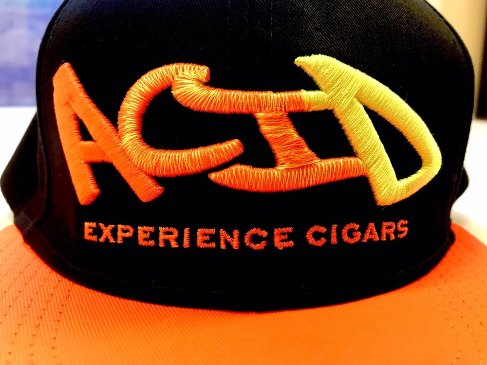 Acid Cigars Graffiti Logo Embroidered Ballcap