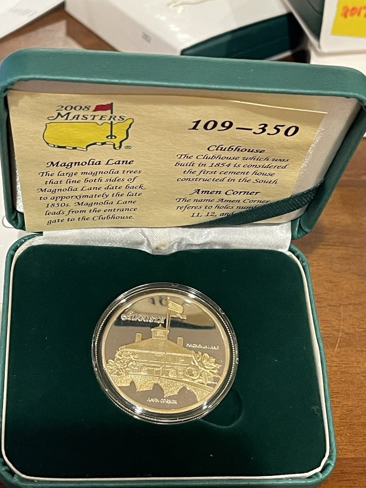 1 oz silver 2008 MASTERS Augusta National Silver COIN