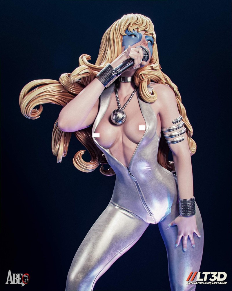 Dazzler Statue 3D Printed kit Unpainted/Unassembled