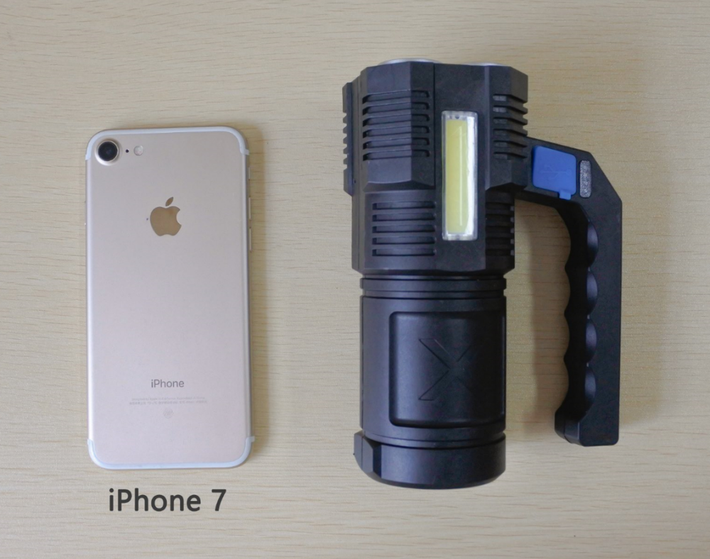 Brightest 3500000LM 4-Modes Rechargeable LED Flashlight Powerful Tactical Torch