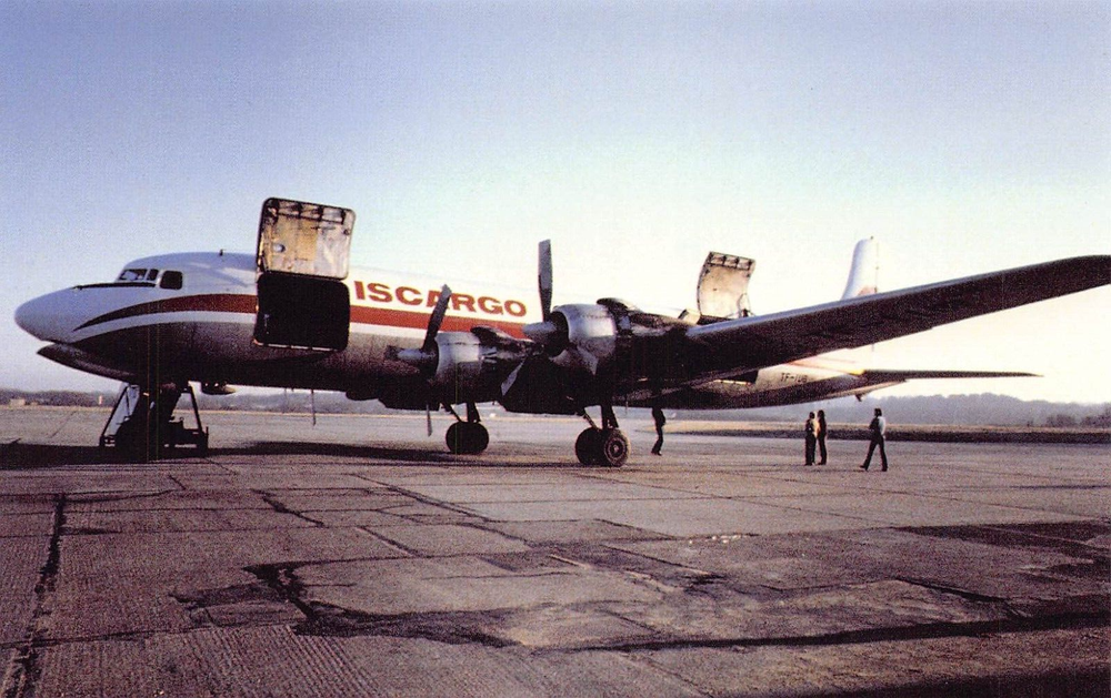 Airline Postcards Iscargo Airline Douglas DC-6