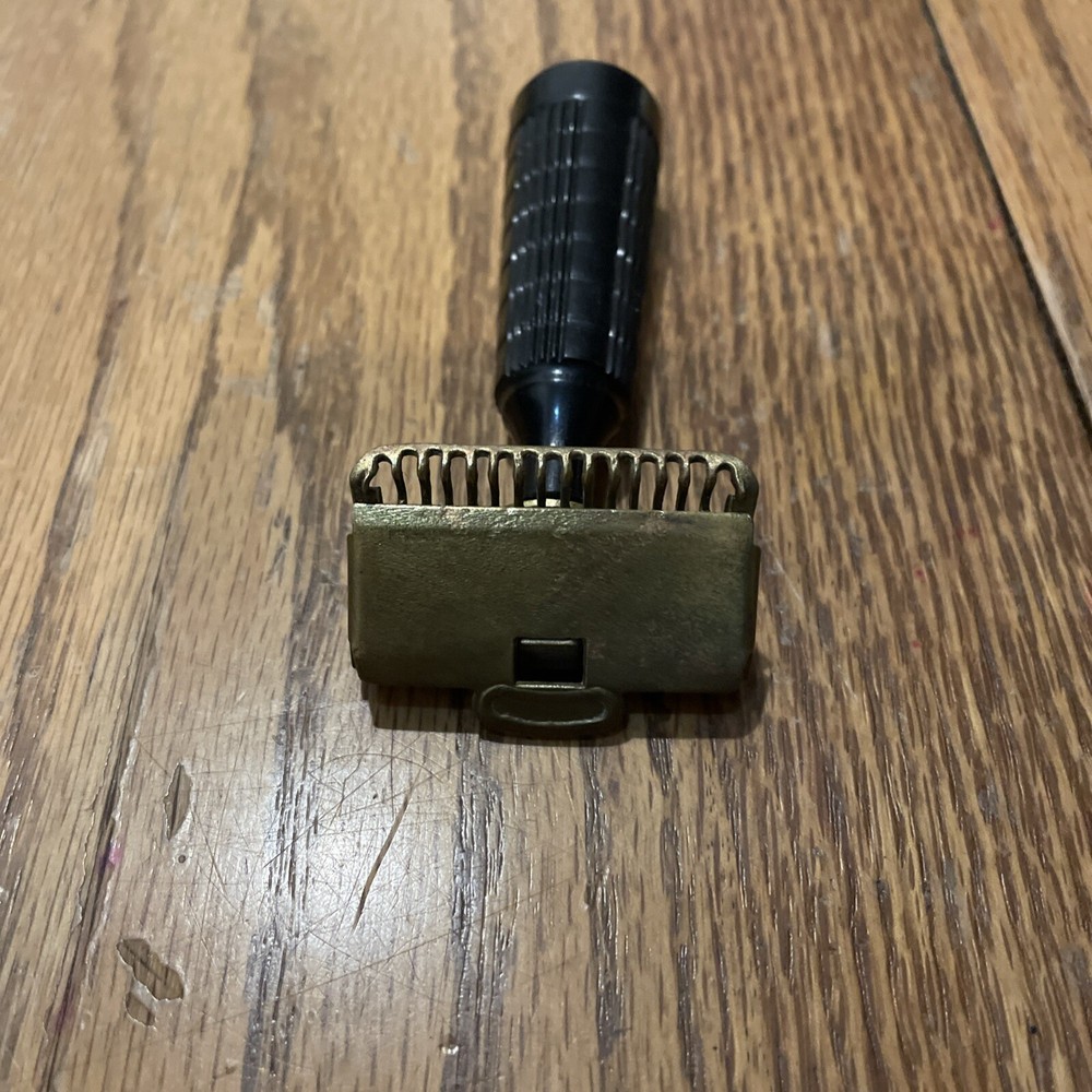 Antique Gem Junior Shaving Razor Brass