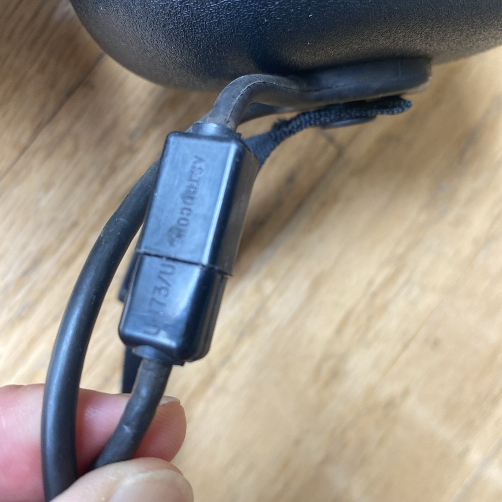 vintage Astrocom 10355B headset communicator w/microphone Flight Gear