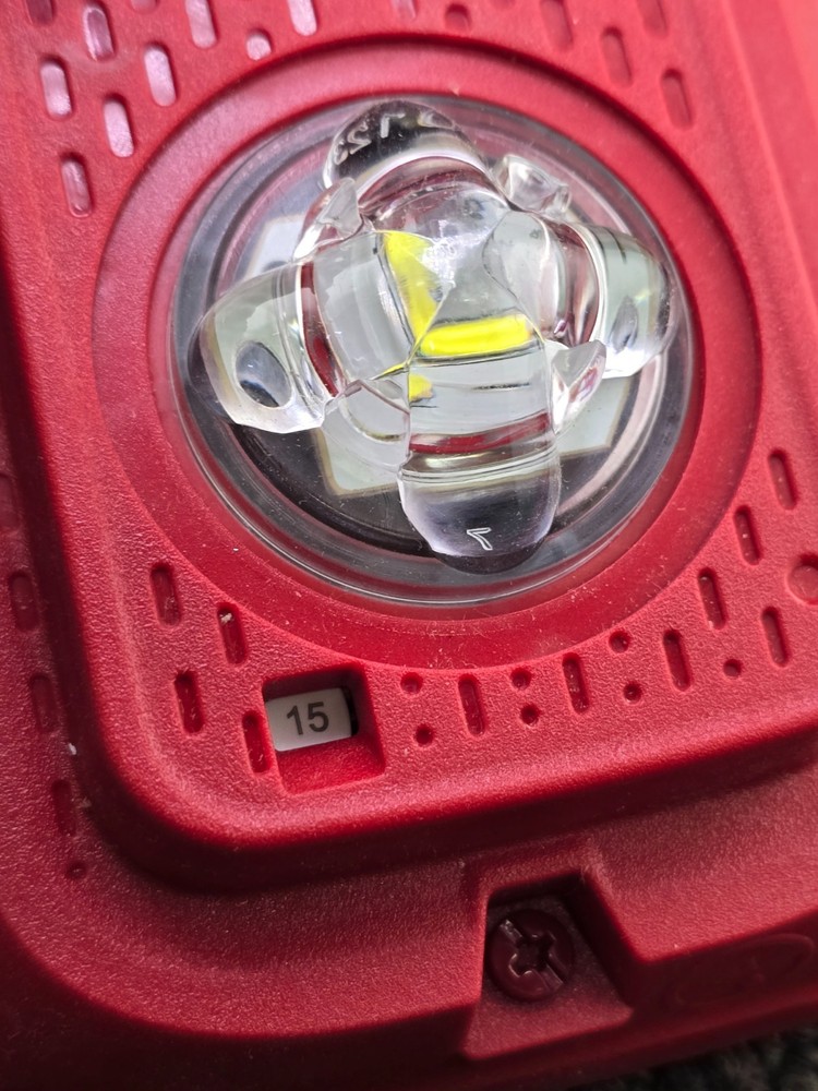 System Sensor P2RLED: LED Horn Strobe Red Fire Alarm Light Device