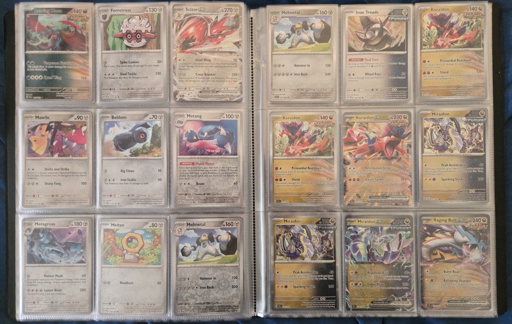 Pokemon Temporal Forces Complete Reverse Holo/Holo/EX Base Set + Binder