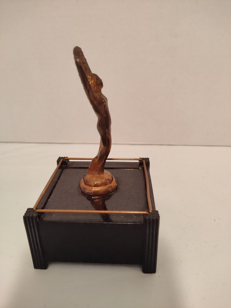 Dunhill Parker Silent Flame Aphrodite Table Lighter Untested Missing The Wand