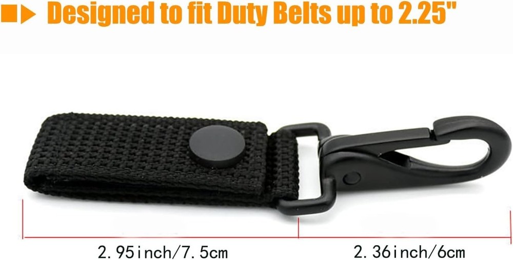 2 Pack Key Holder with MOLLE Strap for 2" & 2.25" Duty Belts - Secure & Reliable