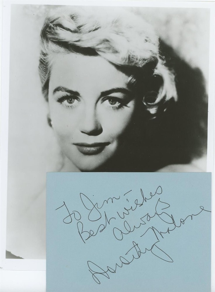 Dorothy Malone- Signed Notecard