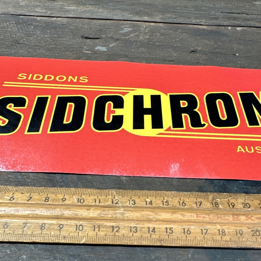 Siddons Sidchrome Decal New Size 2